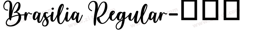 Brasilia Regular字体转换